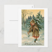 Alle Felicitaties voor Kerstmis Feestdagenkaart (Voorkant / Achterkant)