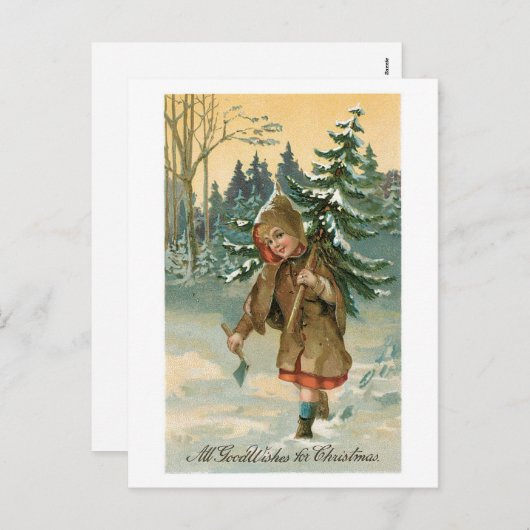 Alle Felicitaties voor Kerstmis Feestdagenkaart (Voorkant / Achterkant)