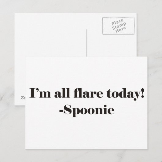 Alle flats - tekst briefkaart (Voorkant / Achterkant)