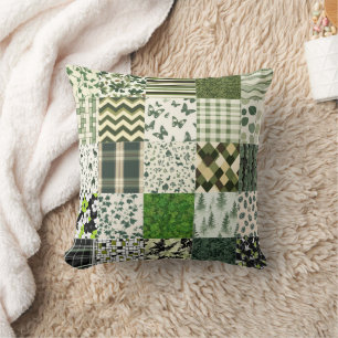 Alle Forest Green Cheat Quilt Patroon 2025 Kussen