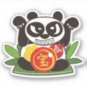 Alle Fortune Panda God Sticker (Voorkant)