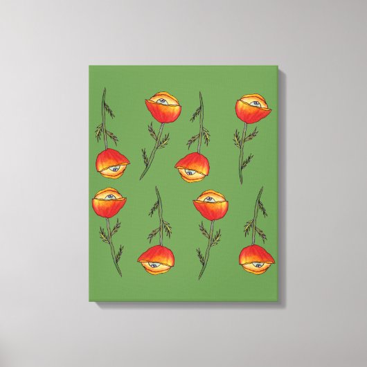 Alle fotoafdrukken met blaasbloem canvas afdruk (Voorkant)