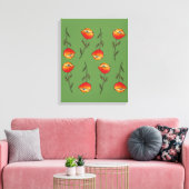 Alle fotoafdrukken met blaasbloem canvas afdruk (Insitu (Woonkamer))