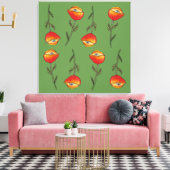 Alle fotoafdrukken met blaasbloem canvas afdruk (Insitu (Woonkamer))