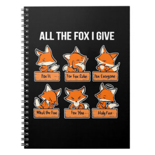 Alle Fox die ik geef Notitieboek