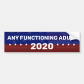 ALLE FUNCTIONERENDE VOLWASSENEN BUMPERSTICKER (Voorkant)