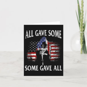 Alle gaf een aantal gaf alle T-shirt veteraan & Kaart