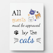 Alle gasten moeten door de katten worden goedgekeu fotoplaat (voorkant)