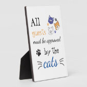 Alle gasten moeten door de katten worden goedgekeu fotoplaat (Zijkant)