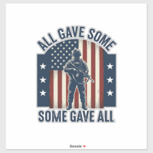 Alle Gaven Sommigen Sommigen Gaven Alle Veteranen  Sticker