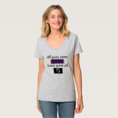 Alle gaven wat, sommige gaven alles t-shirt (Voorkant volledig)