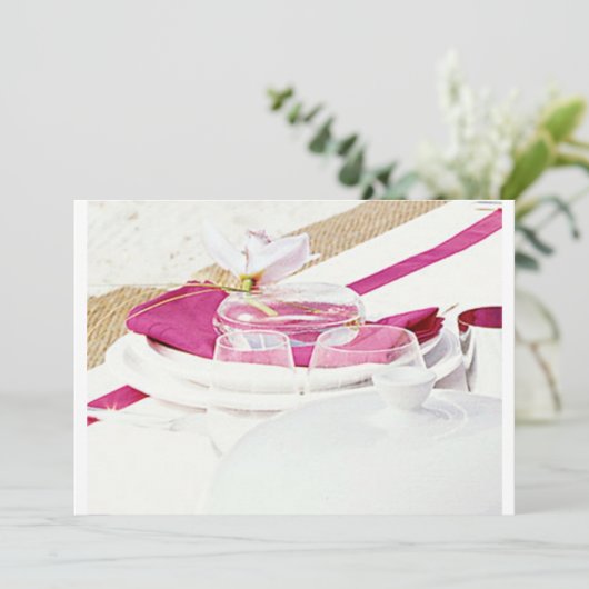 ALLE GEBEURTENIS/OPENBARE INVITATIE KAART (Staand voorkant)