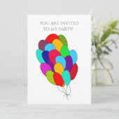 Alle gebeurtenisuitnodiging kaart (Staand voorkant)