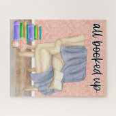 Alle geboekt op boekenachtige levensstijl puzzel legpuzzel (Horizontaal)