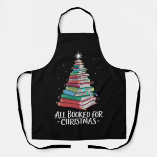 Alle geboekt voor kerst bibliothecaris XMA boek li Schort