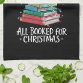 Alle geboekt voor kerst bibliothecaris XMA boek li Theedoek (Gevouwen)