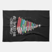 Alle geboekt voor kerst bibliothecaris XMA boek li Theedoek (Horizontaal)