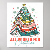 Alle geboekt voor Kerstboek Kerstboom Licht Poster (Voorkant)