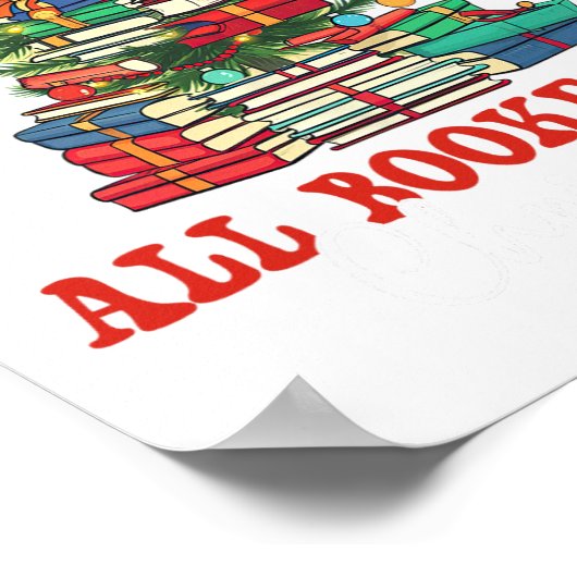 Alle geboekt voor Kerstboek Kerstboom Licht Poster (Hoek)