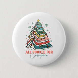 Alle geboekt voor Kerstboek Kerstboom Licht Ronde Button 5,7 Cm
