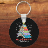 Alle geboekt voor Kerstboek Kerstboom Licht Sleutelhanger (Voorkant)