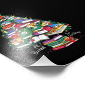 Alle geboekt voor Kerstboek Xmas Gift Librarian Foto Afdruk (Hoek)