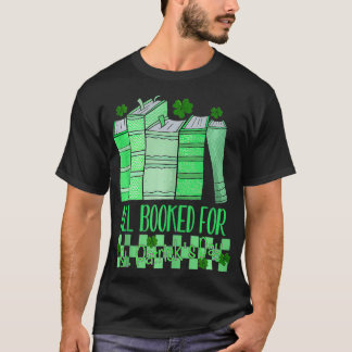 Alle geboekt voor St Patricks Day Book Lover Lucky T-shirt