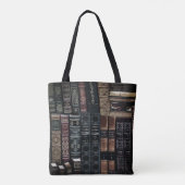 Alle geboekte  boeken tote bag (Achterkant)