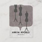 Alle gedempte Indie Mannequin N Machine Visitekaartje (Voorkant)