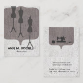 Alle gedempte Indie  Mannequin N Machine Visitekaartje (Voorkant / Achterkant)