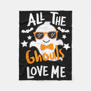 Alle geesten houden van me, halloween kostume Todd Fleece Deken