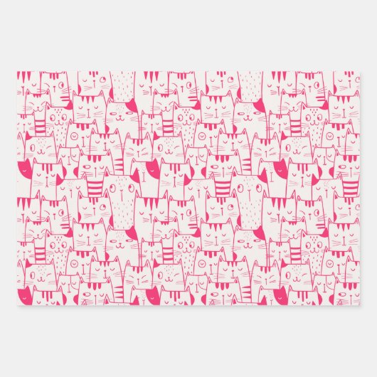 Alle Gekke Katten Inpakpapier Vel (Voorkant 2)