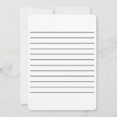 Alle gelegenheden Afrofuturisme Uitnodiging 5 "x 7 (Achterkant)