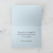 Alle gelegenheden Birdnest bedankje Bedankkaart (Binnen)