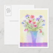 Alle gelegenheden Floral Post Kaart (Voorkant / Achterkant)