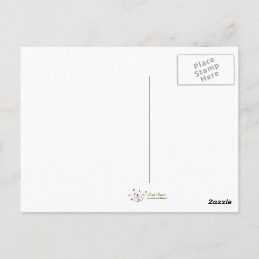 Alle gelegenheden Floral Post Kaart (Achterkant)