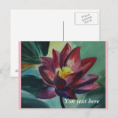 Alle gelegenheden geschilderd loyus bloem Briefkaa Briefkaart (Voorkant / Achterkant)