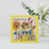 Alle gelegenheden Opmerkingskaart Bedankkaart (Staand voorkant)