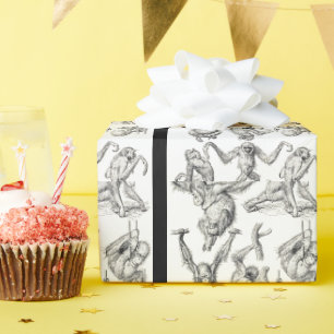 Alle gelegenheden Orangoetan Schattige Ape Cadeaupapier