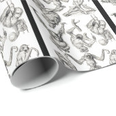 Alle gelegenheden Orangoetan Schattige Ape Cadeaupapier (Rol Hoek)