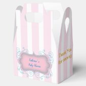 Alle gelegenheden Pink Stripes Party Bedankdoosjes (Geopend)
