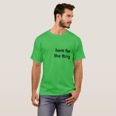 Alle gelegenheden t-shirt (Voorkant volledig)