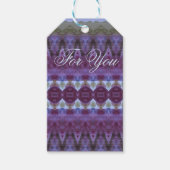 alle Gelegenheid Gift Label in Purples Cadeaulabel (Voorkant)