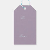 alle Gelegenheid Gift Label in Purples Cadeaulabel (Achterkant)