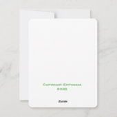 Alle Gelegenheid Kaart, Grootte: 4.25"x 5.5", Docu Feestdagenkaart (Achterkant)