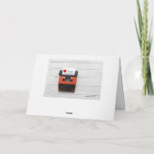 Alle-Gelegenheid van de Schrijfmachine van het Feestdagen Kaart (Achterkant)