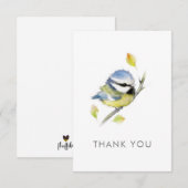 Alle Gelegenheid Vogel Dank u Notecard Bedankkaart (Voorkant / Achterkant)
