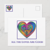 Alle geliefden zijn goed briefkaart (Voorkant / Achterkant)