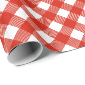 ALLE GEMENE Gingham-kleurenachtergrondpatronen Cadeaupapier (Rol Hoek)