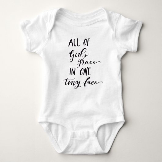 Alle genade van God in één klein Baby Shirt (Voorkant)